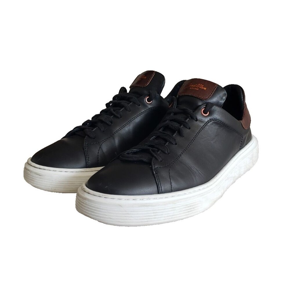 Good Man Brand Legend London Black Dark Vachetta Edge Italy Sneakers Mens Sz 8.5